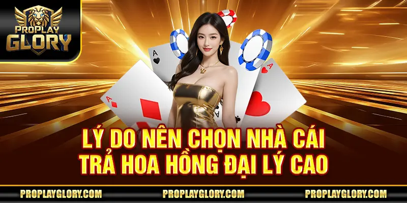 Lý do nên chọn nhà cái trả hoa hồng đại lý cao