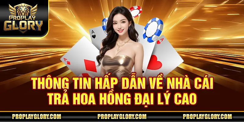 Thông tin hấp dẫn về nhà cái trả hoa hồng đại lý cao